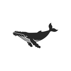 Graceful Whale Icon