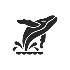 Whale Jump Icon