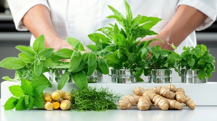 Fototapeta premium Fresh Herbs and Spices