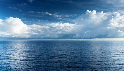 ocean with clouds