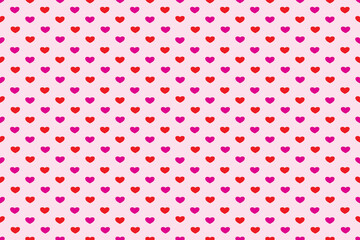 Valentine's Day | Seamless pattern Red Heart, Pink Heart, Cherry Heart | Design for pillow, blanket, rug, carpet, fabric, fashion, clothing, wallpaper, accessory