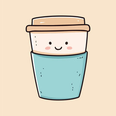cartoon Coffee Cup vector illustration
