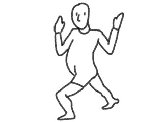 silhouette of a person yoga pose