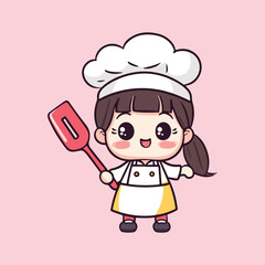 Cartoon chef vector illustration