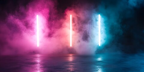 water fountain in the night