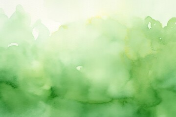 Fototapeta premium Green watercolor background backgrounds paint abstract.