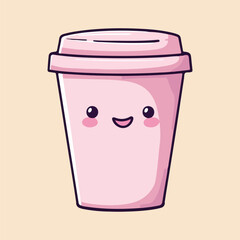 Cartoon Coffee Cup vector illustration