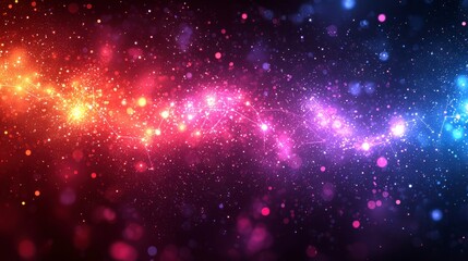 Obraz premium Colorful energy wave abstract background; website design