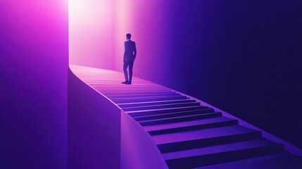 Finance analyst. Business strategy and budget planning. Financial adviser, top investment advisors, financial advisory services concept. Bright vibrant violet vector isolated illustration illustratio