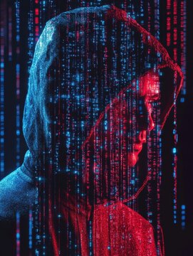 Cybersecurity, illustration