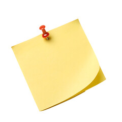  Blank Memo Sticky Notes Paper with shadow isolated on white background with clipping path.