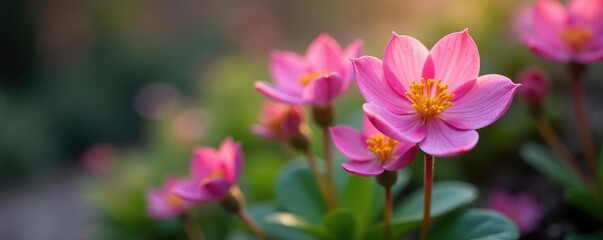 Delicate petals half unfurl on stonecrop flowers, plant, delicate