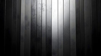 A background of clean vertical stripes in varying shades of gray.