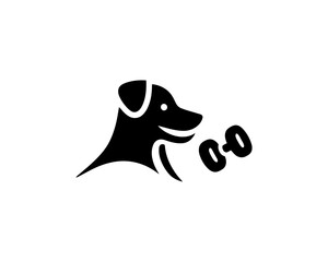 Dog Logo design template. Vector illustration.
