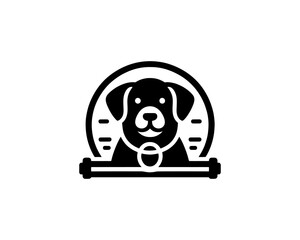 Dog Logo design template. Vector illustration.