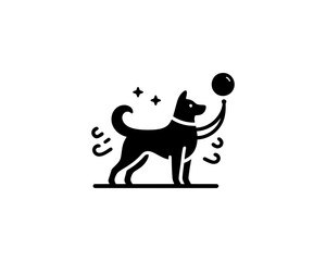 Dog Logo design template. Vector illustration.