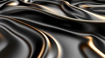 Fototapeta premium abstract flat lay views backgorund of clean fabric surface, black fabric color
