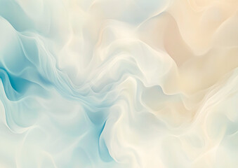 Fototapeta premium Soft Abstract Waves in Pastel Tones