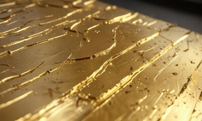 Gold alloy material with subtle scratches and unevenness, metallic metal, metal finish