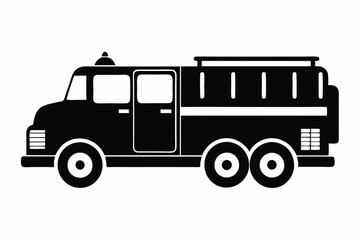 Fire Truck Outline Design