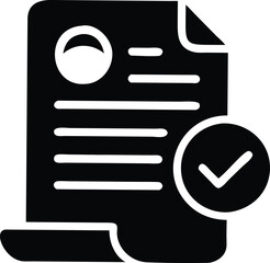 Modern Document Review and Approval Icon
