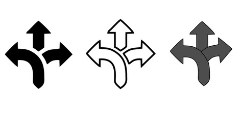 Choice vector icons set