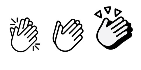 Hands clapping icon