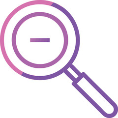 Sleek Vector Illustration of a Magnifying Glass