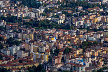 Trento Aerial View from Sardagna cable car