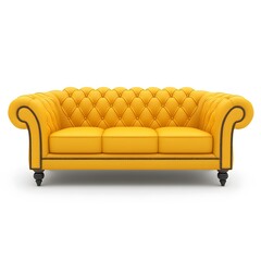 Fototapeta premium sofa isolated on white background