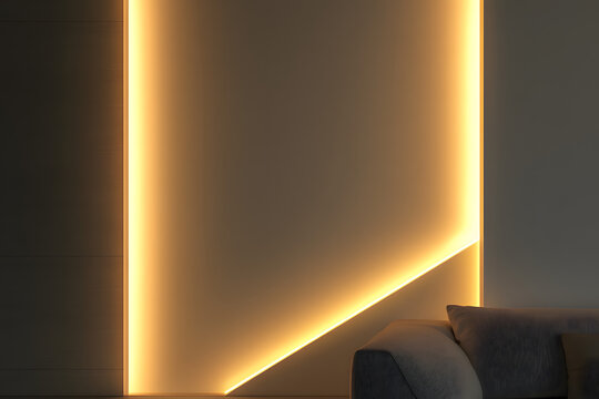 imagen fotográfica para venta de tiras led decoración interiorismo