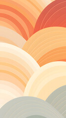 Digital sunrise art design landscape abstract graphic poster background