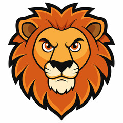 lion head vector