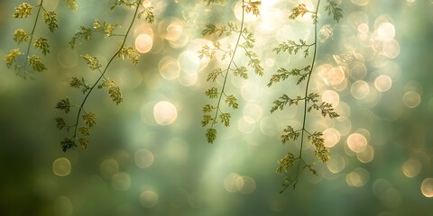 sunlight in the forest