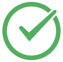 Green check mark icon