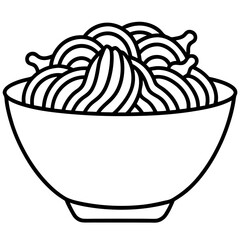 Linear Noodles Art Design