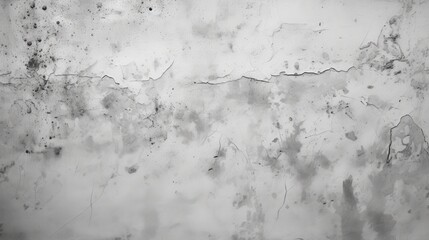 White Concrete Wall Texture with Scuffs and Cracks Featuring Subtle Gray and Black Distress Patterns for Artistic Backgrounds and Design Projects