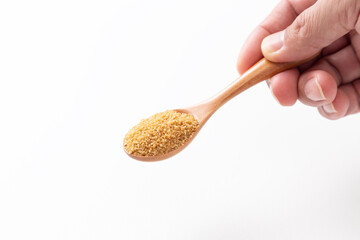 スプーンと甜菜糖