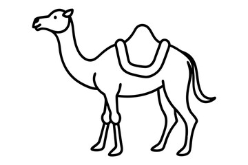 Minimalist Camel Vector