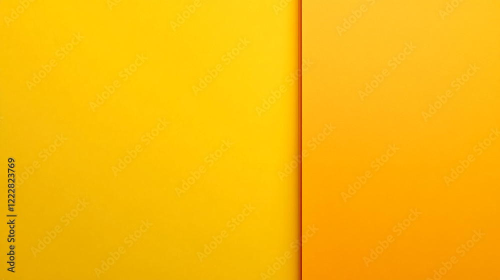 Poster Yellow and orange abstract background with diagonal lines. Business background