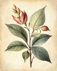 background with leaves