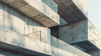  Modern Architectural Detail with Geometric Shapes