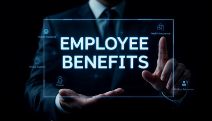 Employee Benefits - Modern HR Technology Interface