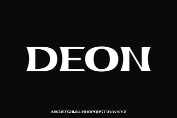 Display alphabet font vector design suitable for headline, poster, logo, magazine and many more