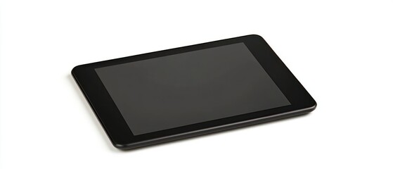 A sleek, modern tablet device lying flat on a surface, ready for use.