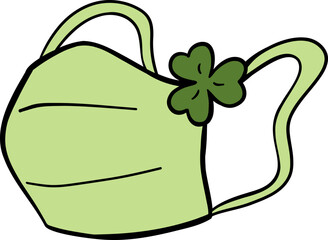 Groovy Retro St. Patrick’s Day Nurse - Clover Nurse Clip Art
