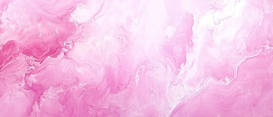 A soft, abstract pink marble texture with fluid patterns and gradients.