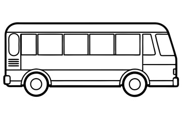 Modern Bus Vector Design
