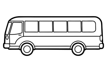 Modern Bus Vector Design