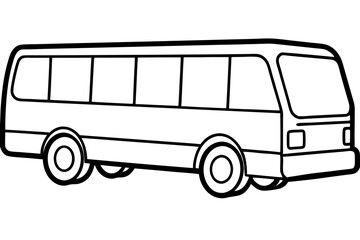 Modern Bus Vector Design